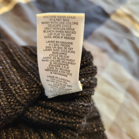 Michael Kors Black shimmer Sweater half sleeve knit - Picture 7 of 10